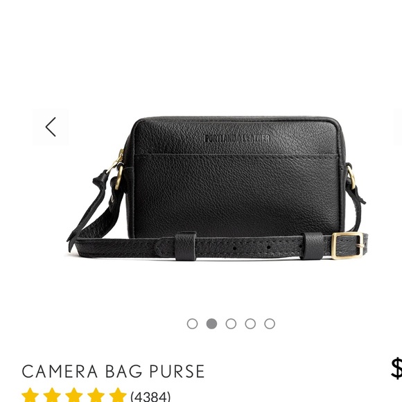 Portland Leather Black Satchel Bag camera bag purse - Picture 1 of 5